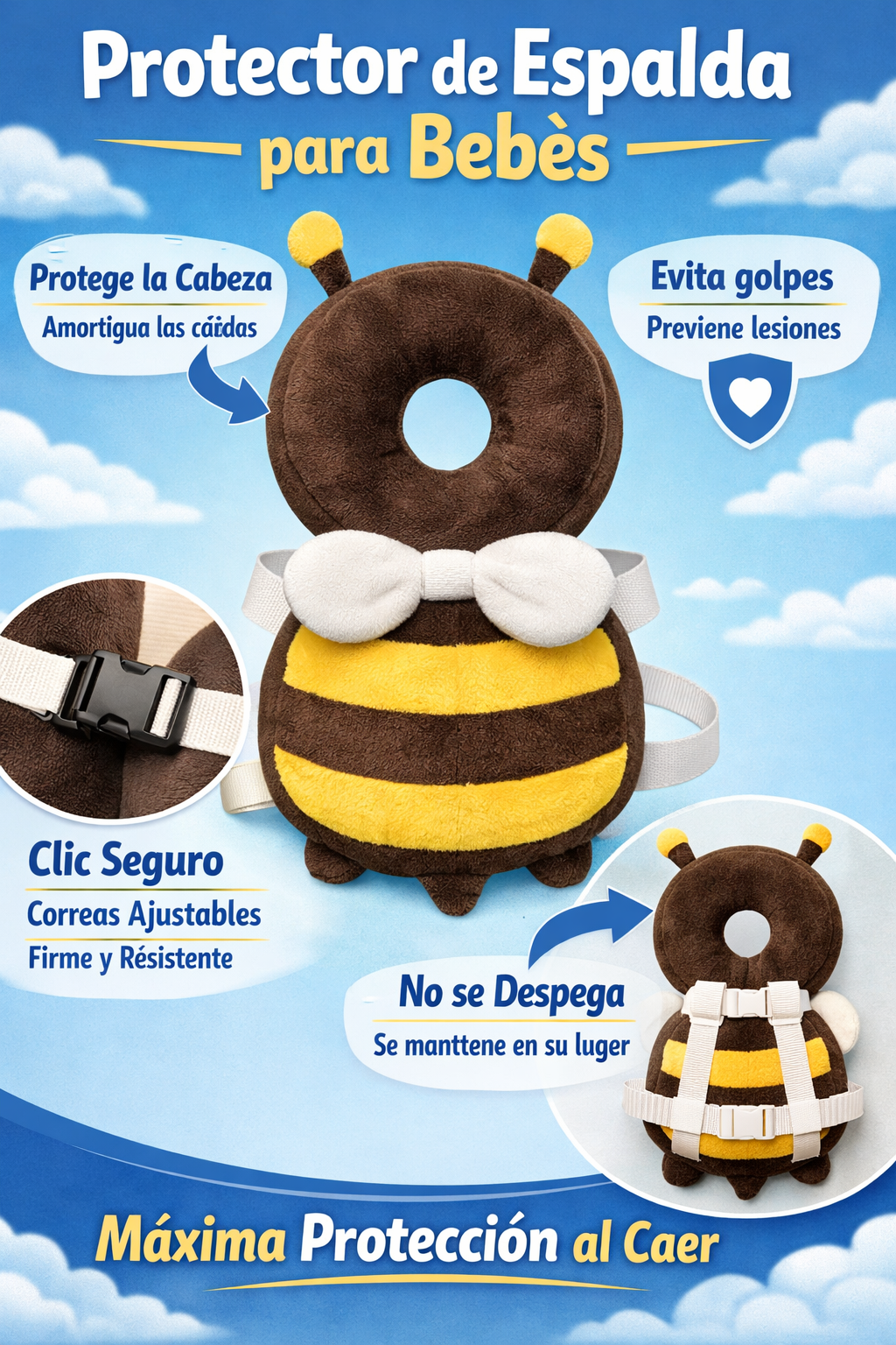 Protector de Espalda para Bebés